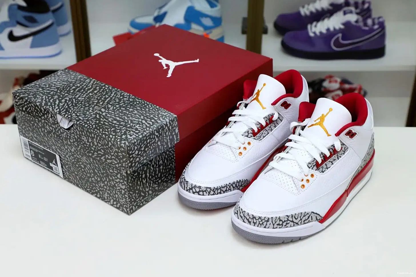 Retro Jordan Red(CT8532-126） Cardinal Kimikick  3 Air 0520